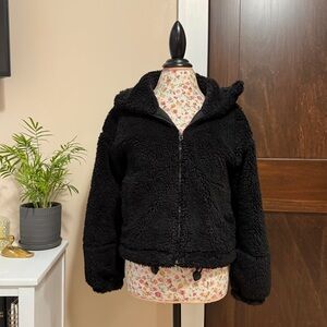 Lululemon Athletica Black Fleece Jacket